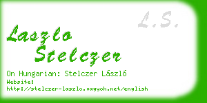 laszlo stelczer business card